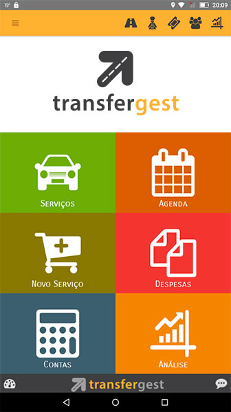 Aplicação transferges